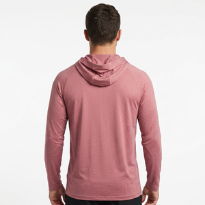 Sweat à capuche de pêche pour homme 100 % polyester UPF 50 haute performance, séchage rapide, respirant, anti-UV - Product Image 4