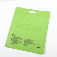 Sac en plastique réutilisable avec poignée découpée sur mesure, sac à fermeture éclair, sac en plastique avec trou pour poignée, fabrication sur mesure