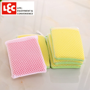 Éponge japonaise LEC pour la vaisselle, motif rectangulaire hexagonal, éponge de nettoyage pour la cuisine, éliminateur d'huile, douce pour les mains - Product Image 4