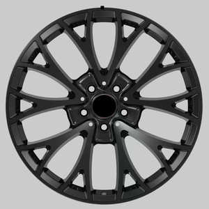 Rines de Aleación de Primera Calidad, 18, 19, 20, <span class=keywords><strong>21</strong></span> Pulgadas, Negro Cromado, Negro Satinado, Tamaño 16, Rines Negros - Product Image 2