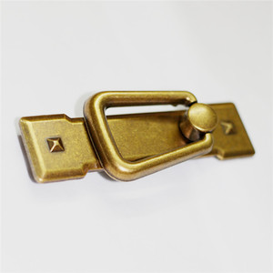 Classic Rectangular Zinc Alloy Cabinet Handle European Style <b>Antique</b> Bronze Durable Furniture Hardware - Product Image 2