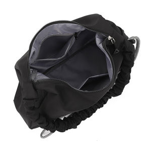 사용자 정의 로고 세련된 미니 나일론 피트니스 스포츠 체육관 가방 여성 블랙 경량 방수 여행 더플 백 요가 매트 홀더 - Product Image 5