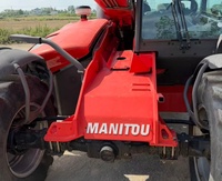 Chariot télescopique Manitou MT732 d'occasion en bon état, modèles MT733, MLT737, MT1740, chariot télescopique d'occasion à prix avantageux à vendre