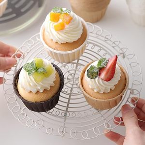 Gobelet en papier sulfurisé <span class=keywords><strong>de</strong></span> couleur unie, support à cupcakes, doublure durable pour muffins, récipient en papier individuel sans odeur pour mariage, nouveauté - Product Image 6