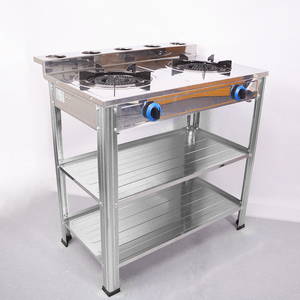 Cocina de Gas Portátil Independiente <span class=keywords><strong>S</strong></span>-7802E, de Acero Inoxidable, con Dos Quemadores, Ahorro de Energía, Fácil de Limpiar, para Uso Comercial, Doméstico y al Aire Libre - Product Image 3