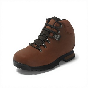 Men Nubuck Leather Hiking <b>Boots</b> Anti-slip <b>Waterproof</b> Mid-calf Lace-up Outdoor <b>Work</b> Shoes - Product Image 4