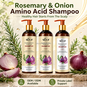 Champú SILU de Marca Privada con Romero y Cebolla para <span class=keywords><strong>el</strong></span> Crecimiento del Cabello, Champú con Aminoácidos Contra la Caída del Cabello - Product Image 1