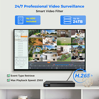 Hiseeu H.265 5MP 32 Canaux Bullet PTZ Dôme Vidéo Surveillance Intérieure IP PoE NVR 32 Canaux NVR Système de Caméras CCTV Extérieures