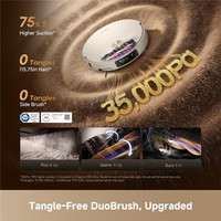 Robot Vacuum Cleaner Dreame X60 Max Ultra Terbaru 212F Mop Self-Cleaning 35000Pa All-in-One Station Hotel Sweeping