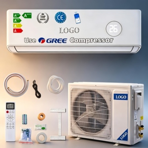 Climatiseur mural <span class=keywords><strong>split</strong></span> haut de gamme 9000-24000 BTU, commande intelligente, refroidissement et chauffage, <span class=keywords><strong>classe</strong></span> énergétique <span class=keywords><strong>A</strong></span>, pour bureau et hôtel, 50Hz - Product Image 1