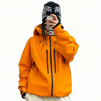 Veste 3L pour femmes, fonctionnelle, imperméable, respirante, coupe-vent, coutures thermosoudées, randonnée, pêche, cyclisme, toutes saisons, C0 DWR, découpe laser
