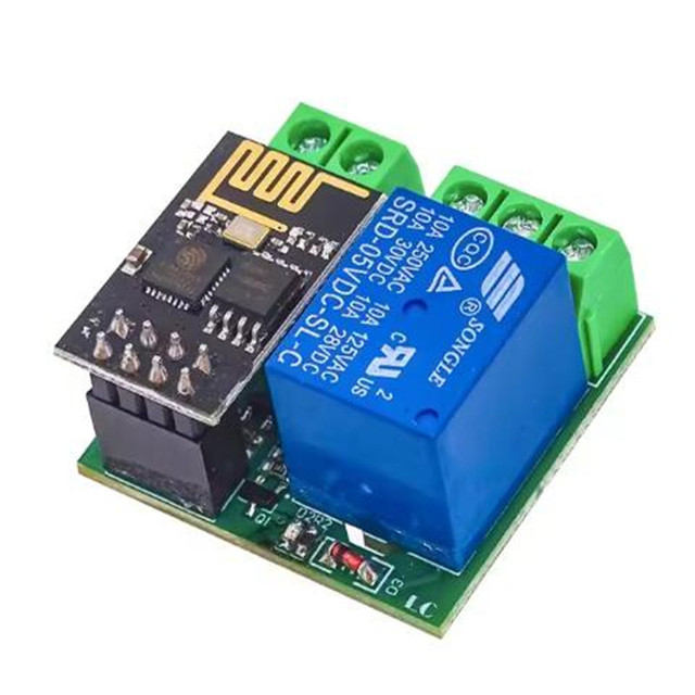 ESP8266 ESP-01/01S 1 Channel WIFI Relay Module Independent Backplane Relay Module IoT Smart Home Remote Control Relay Module