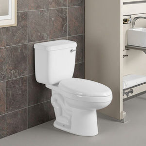 Conjunto Sanitário Moderno e Econômico de Duas Peças com Sifão em S para Banheiro, Vaso Sanitário Alongado de Cerâmica com Sifão, Certificado UPC, para América do Norte - Product Image 6