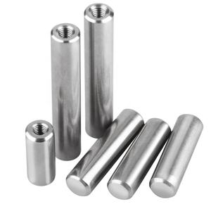 आंतरिक धागे 4 मिमी-20 मिमी मीट्रिक सिस्टम डीआईएन 7979 के साथ स्टेनलेस स्टील 304 डॉवेल समानांतर पिन - Product Image 3