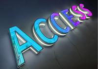 Enseigne LED personnalisée avec logo miroir infini et lettres lumineuses pour entreprises, salons, bars et décoration murale de piste de danse