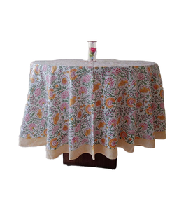 Handmade Cotton Printed <b>Table</b> <b>Cloth</b> Washable Dining <b>Table</b> Cover Home Restaurant Hotel Decorative <b>Table</b> <b>Linen</b> Export Quality B2B - Product Image 1