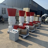 Machine à granulés d'aliments pour animaux à moteur 4 kW 220 V 380 V pour volailles, bétail et poulets