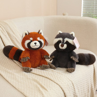 Peluche de raton laveur mignonne en gros, jouet en peluche doux et moelleux en forme d'animal