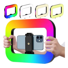 Palmare RGB luce di riempimento porta telefono per la registrazione Video e la fotografia - Product Image 1