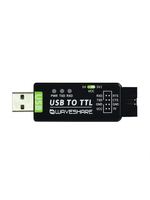 Waveshare modul komunikasi seri USB kelas Industri FT232, konverter USB ke TTL, TTL ke USB UART