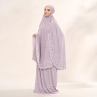 Ensemble de prière portable pour femmes, vêtements islamiques modestes d'Indonésie