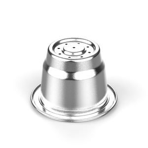 네스프레소-s 기계와 호환되는 재사용 가능한 뚜껑이 있는 스테인리스 스틸 재사용 캡슐 리필 가능한 크레마커피 캡슐 포드 - Product Image 2