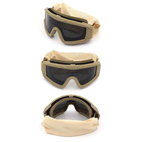 Lunettes tactiques de protection anti-vent pour le désert, lunettes CS, masque de protection des yeux, anti-buée