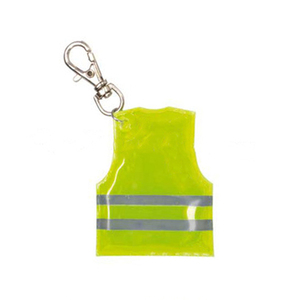 Youguang tùy chỉnh khả năng hiển thị cao an toàn Quà Tặng phản quang Keyring với tùy chỉnh phản chiếu Logo PVC phản chiếu các bản vá lỗi - Product Image 2