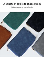 Organiseur à fermeture éclair multi-fonctions A5/B5 pour gestionnaire d'entreprise, carnet de notes et de registres, avec feuilles mobiles, pour le commerce transfrontalier