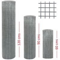 Grilles métalliques en treillis de soudage en rouleaux Grilles soudées Grilles de clôture grillagées à mailles carrées