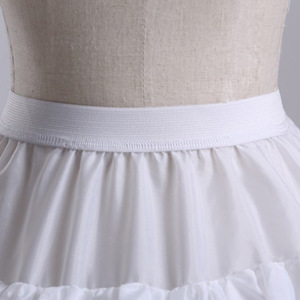 Ecowalson Nouvelle Vente Chaude <span class=keywords><strong>Jupon</strong></span> Crinoline Super Volumineux à 4 Cerceaux <span class=keywords><strong>Blanc</strong></span> Grand Modèle pour Robe de Mariée - Product Image 2