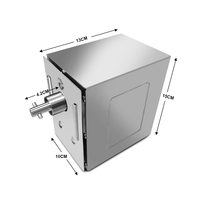 HDWY HDM31 Rôtissoire électrique en acier inoxydable de 85kg avec bouton Contrôle de la flamme Sécurité et protection contre la haute pression