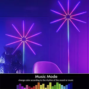 5050 5V USB RGB Indoor Decor Music Sync 24 Keys IR Remote Blue Tooth Smart App LED Wall Atmosphere Christmas Fireworks Lights