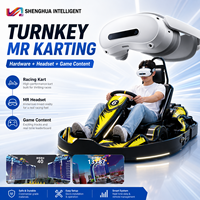 Máquina de Juego Interactiva de Habilidad, PC de Metal, Realidad Virtual, Go Kart Interior para Canje de Premios en Centros Comerciales y Parques de Aventuras