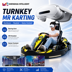 Machine de <span class=keywords><strong>jeu</strong></span> interactive de compétences, <span class=keywords><strong>PC</strong></span> métallique, réalité virtuelle, karting d'intérieur pour la remise de prix dans les centres commerciaux et les parcs d'aventure - Product Image 2
