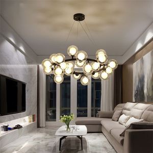 Lustre long suspendu en bambou de 80 cm, style villa américaine de luxe, design rustique, motif singe - Product Image 4