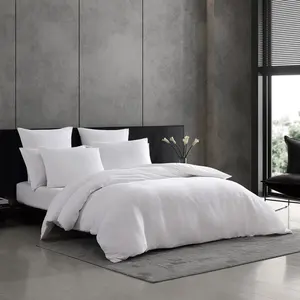 Conjunto de capa de edredom lençóis 100% algodão conjunto de cama para hotel