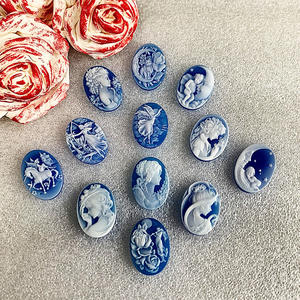 Bijoux <span class=keywords><strong>camée</strong></span> Vintage <span class=keywords><strong>en</strong></span> vrac, pierre précieuse naturelle, <span class=keywords><strong>Agate</strong></span> ovale, <span class=keywords><strong>camée</strong></span> 18x25mm, Portrait de femme, Cabochon gravé, accessoires faits à la main - Product Image 2