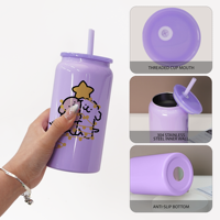 Lot de 25 gobelets isothermes en acier inoxydable de 16 oz, 6 tasses à sublimation avec couvercles et pailles, type bocal Mason à double paroi isolée - Entrepôt USA
