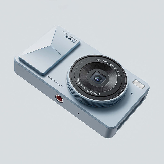 Factory Price Compact Digital Camera with 16X Digital Zoom 4K Full HD Video CMOS Sensor for Rechargeable Battery SD Card