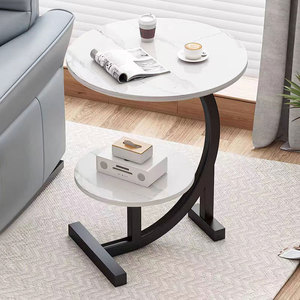 <span class=keywords><strong>Petite</strong></span> <span class=keywords><strong>table</strong></span> basse multifonctionnelle en bois simple avec étagère <span class=keywords><strong>de</strong></span> rangement pour chambre, salon et <span class=keywords><strong>balcon</strong></span> - Product Image 2