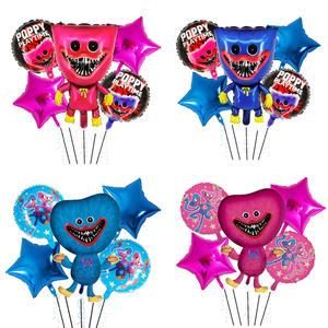 Nouveau <span class=keywords><strong>jeu</strong></span> de ballons en aluminium pour enfants <span class=keywords><strong>Poppy</strong></span> <span class=keywords><strong>Playtime</strong></span> à cinq branches pour les jeux d'anniversaire - Product Image 1