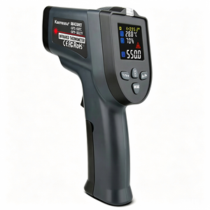 Thermomètre infrarouge numérique à écran couleur, pistolet thermique laser industriel avec thermocouple de type K - Product Image 1