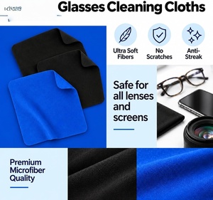 Paño de Limpieza para Gafas de Microfibra de Gamuza Cuadrado Ecológico NOVISON - Product Image 5