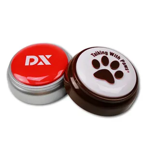Registrazione USB carillon pulsante gatto registrabile pulsante cane pulsante suono giocattolo parlante per l'addestramento degli animali domestici