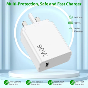 Chargeur Turbo Rapide 90W avec Prise UK et Câble de Charge Turbo USB pour <span class=keywords><strong>Xiaomi</strong></span> 15 14 13 pour Redmi Note 14 13 12 Pro 11 14 Adaptateur Secteur - Product Image 2