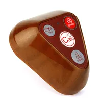 Bouton émetteur d'appel sans fil pour serveur d'appel de service à la clientèle de restaurant