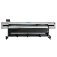 Nouvelle imprimante éco-solvant grand format entièrement automatique de 3,2 m de large avec 4 têtes d'impression I3200-E1 pour l'impression de bannières publicitaires et de vinyles