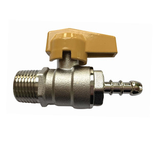 Clé de vanne de gaz en laiton de haute qualité 1 "11/4" 11/2 "vanne de gaz en laiton de 2" pouces avec ISO9001 - Product Image 2