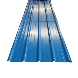 Fournisseur chinois fournir 0.36mm 0.5mm couleur enduit galvanisé tôle ondulée de toiture en carton ondulé
